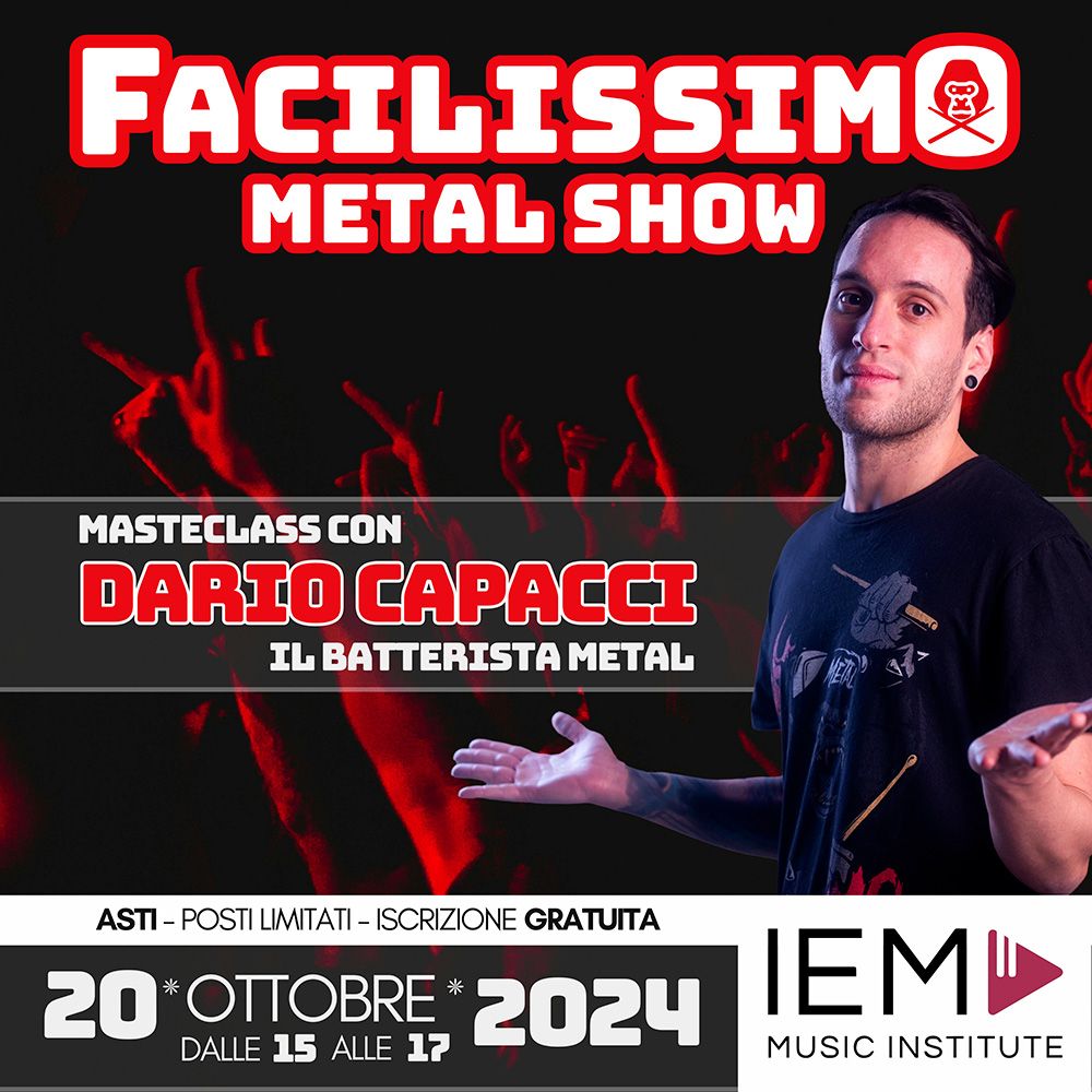 IEM MUSIC INSTITUTE offre gratuitamente questa masterclass a tutti i partecipanti!